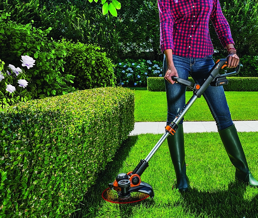 Worx GT 3.0 20-Volt Cordless String Trimmer and Edger - Black