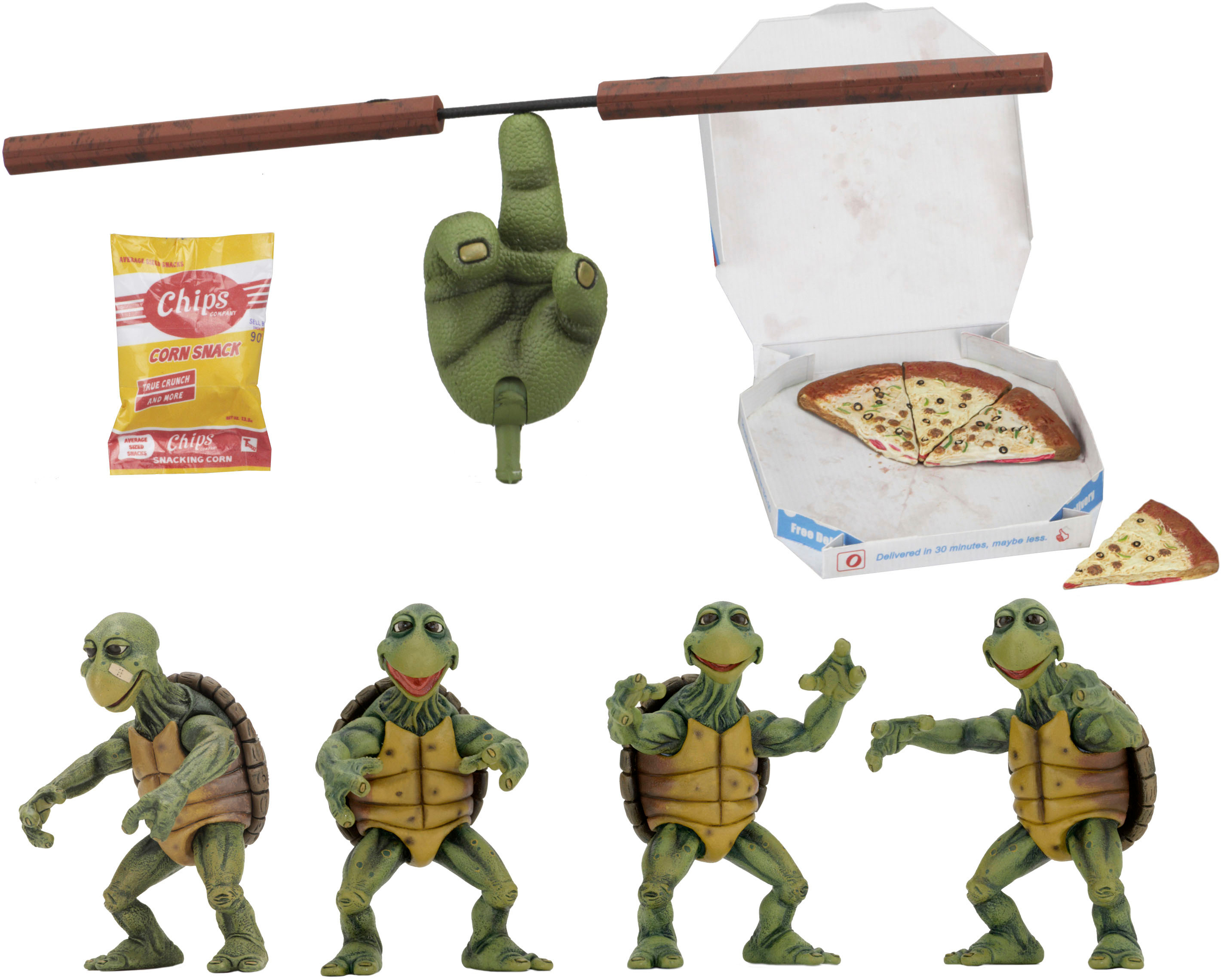 Teenage Mutant Ninja Turtles (1990 Movie) 1/4 Scale Action Figures - Baby Turtles Set