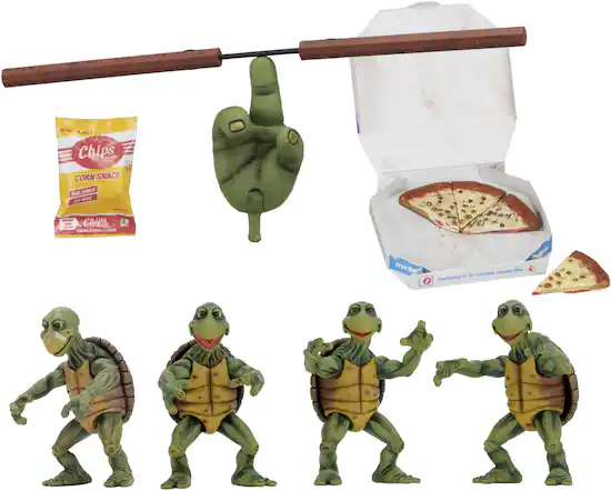 Teenage mutant ninja turtles 90's movie action figure bundle shop