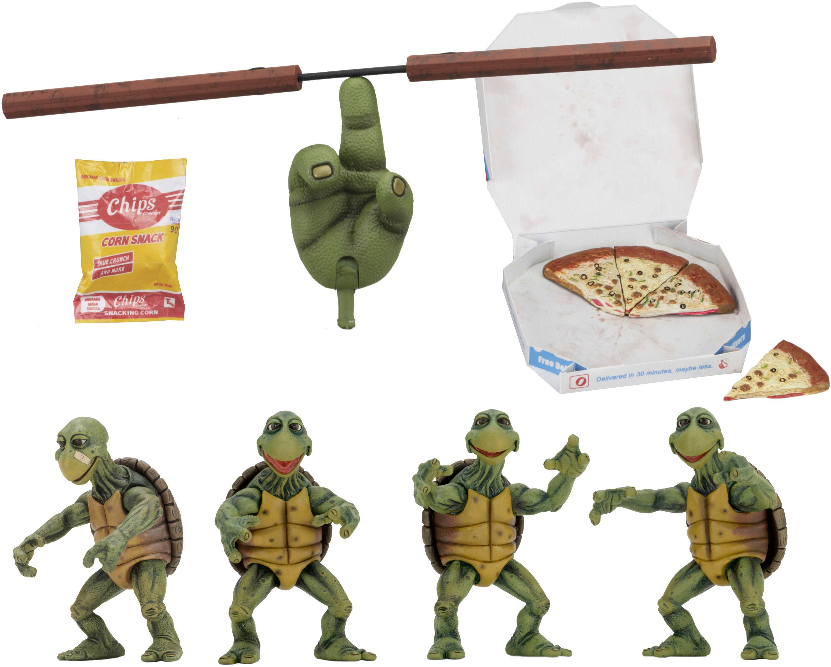 NECA - Teenage Mutant Ninja Turtles 1/4 Scale Action Figure - Baby Turtle Accessory Set (1990 Movie)