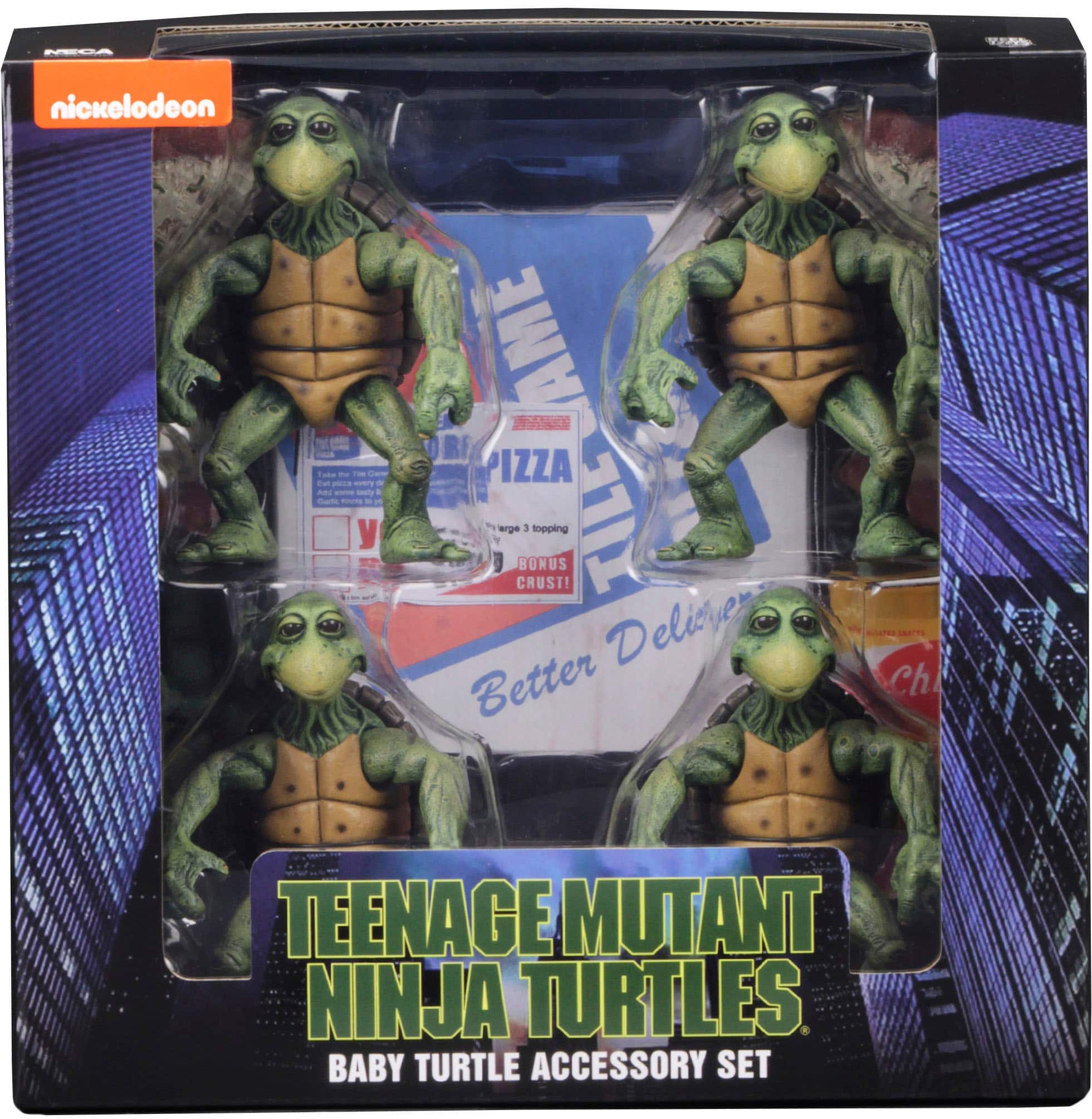 Alt View 13. NECA - Teenage Mutant Ninja Turtles 1/4 Scale Action Figure - Baby Turtle Accessory Set (1990 Movie).