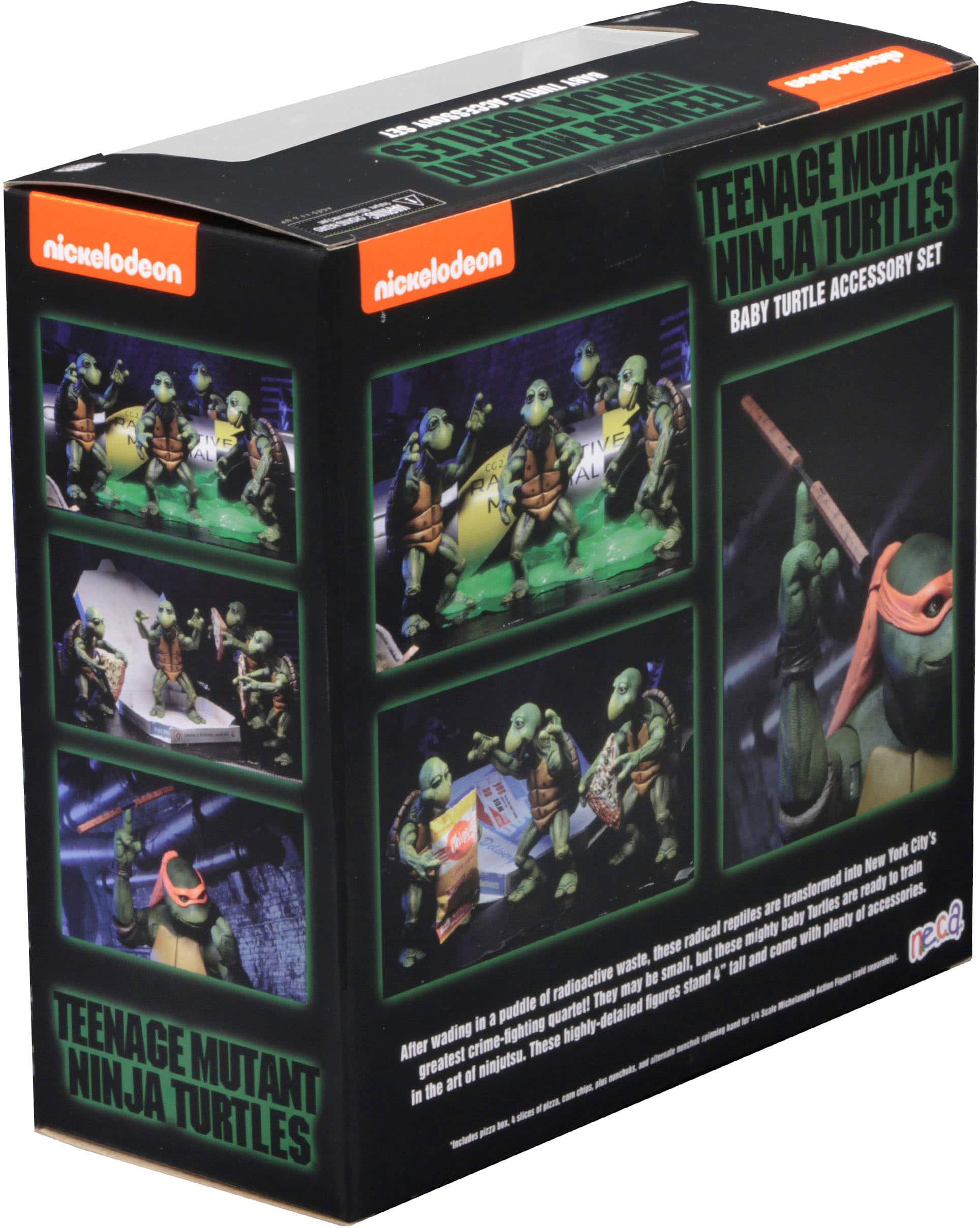Alt View 14. NECA - Teenage Mutant Ninja Turtles 1/4 Scale Action Figure - Baby Turtle Accessory Set (1990 Movie).