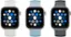 Alt View 11. Best Buy essentials™ - Silicone Band for Apple Watch 38mm, 40mm and 41mm (3-Pack) - Starlight, Blue/Gray and Gray.