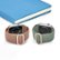 Alt View 14. Best Buy essentials™ - Nylon Band for Apple Watch 38mm, 40mm, 41mm, and SE (2-Pack) - Rose Gold and Eucalyptus.