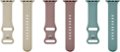 Alt View 13. Best Buy essentials™ - Silicone Bands for Apple Watch 38mm, 40mm and 41mm (3-Pack) - Cream, Cherry and Sage Green.