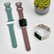 Alt View 14. Best Buy essentials™ - Silicone Bands for Apple Watch 38mm, 40mm and 41mm (3-Pack) - Cream, Cherry and Sage Green.