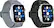 Angle. Best Buy essentials™ - Nylon Band for Apple Watch 42mm, 44mm, 45mm, SE, Ultra 49mm and Ultra 2 49mm (2-Pack) - Black & Gray.