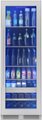 Zephyr - Presrv 24 in. 14-Bottle and 266-Can Single Zone Full Size Beverage Cooler - Stainless Steel/Glass