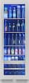 Zephyr - 24 in. Wide Presrv 24 in. 14-Bottle and 266-Can Single Zone Full Size Beverage Cooler - Stainless Steel/Glass