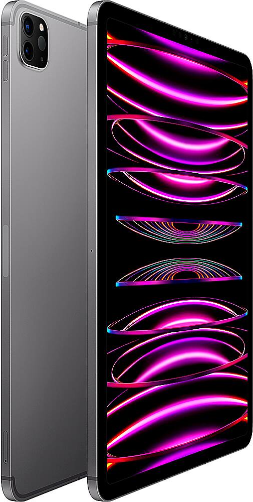 Alt View 11. Apple - Geek Squad Certified Refurbished 11-Inch iPad Pro with Wi-Fi - 512GB - Space Gray.