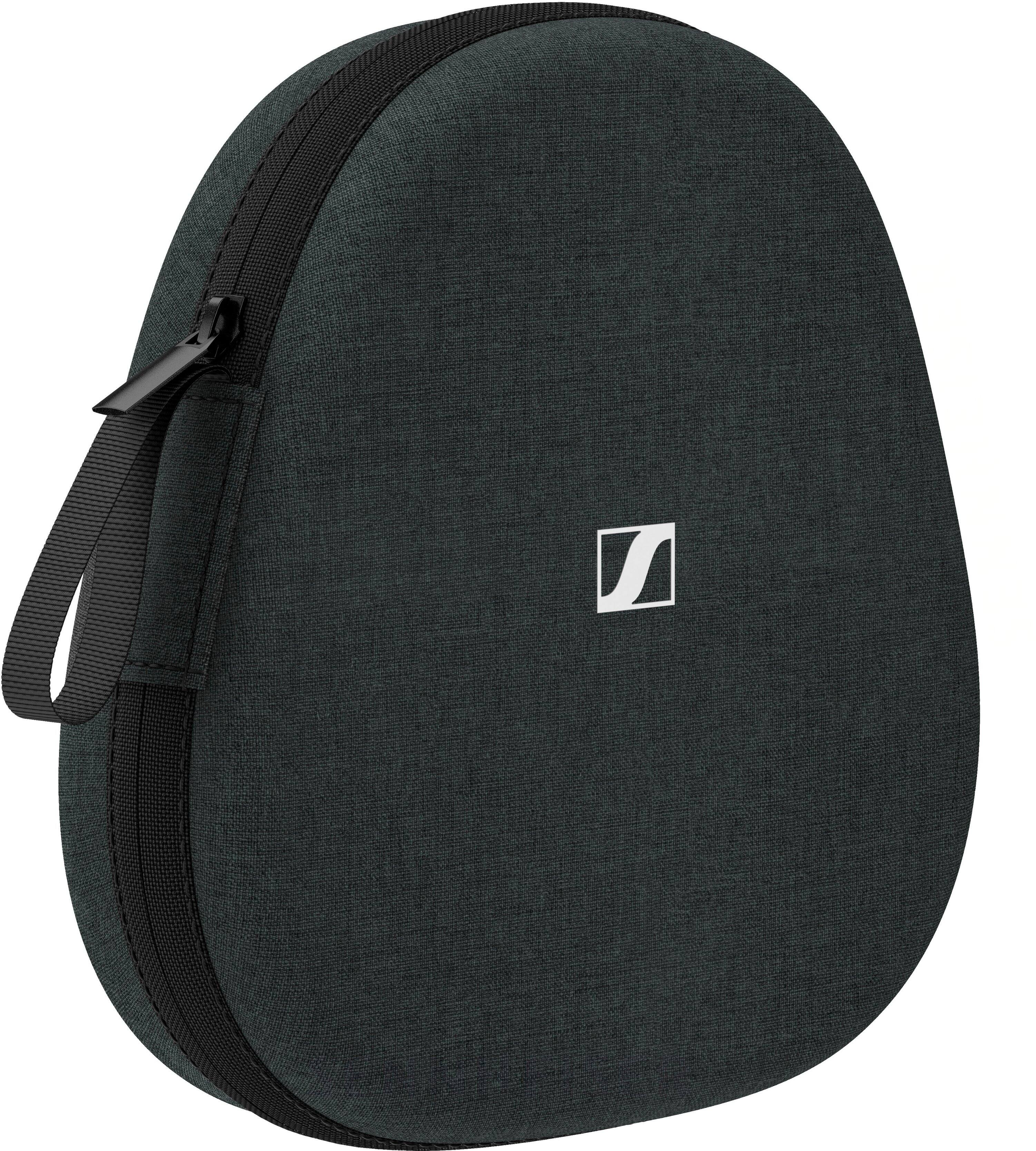 Alt View 13. Sennheiser - Momentum 4 Wireless Adaptive Noise-Canceling Over-The-Ear Headphones - Graphite.