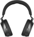 Left. Sennheiser - Momentum 4 Wireless Adaptive Noise-Canceling Over-The-Ear Headphones - Graphite.