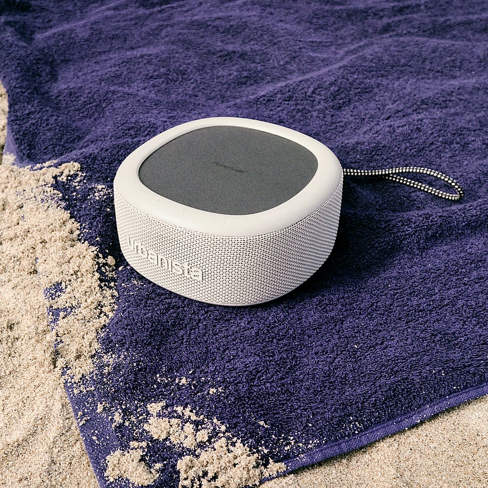 Alt View 15. Urbanista - Malibu Portable Light Powered Outdoor Speaker - Desert.