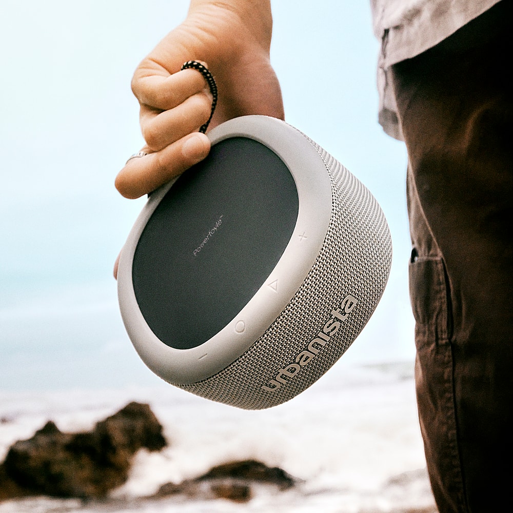 Alt View 17. Urbanista - Malibu Portable Light Powered Outdoor Speaker - Desert.