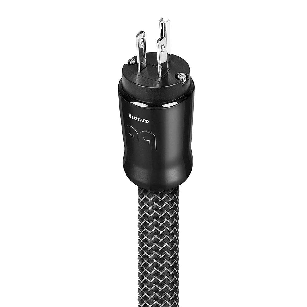 Angle. AudioQuest - 2.0M Blizzard XTRM US IEC19 Power Cable - Silver/Black.