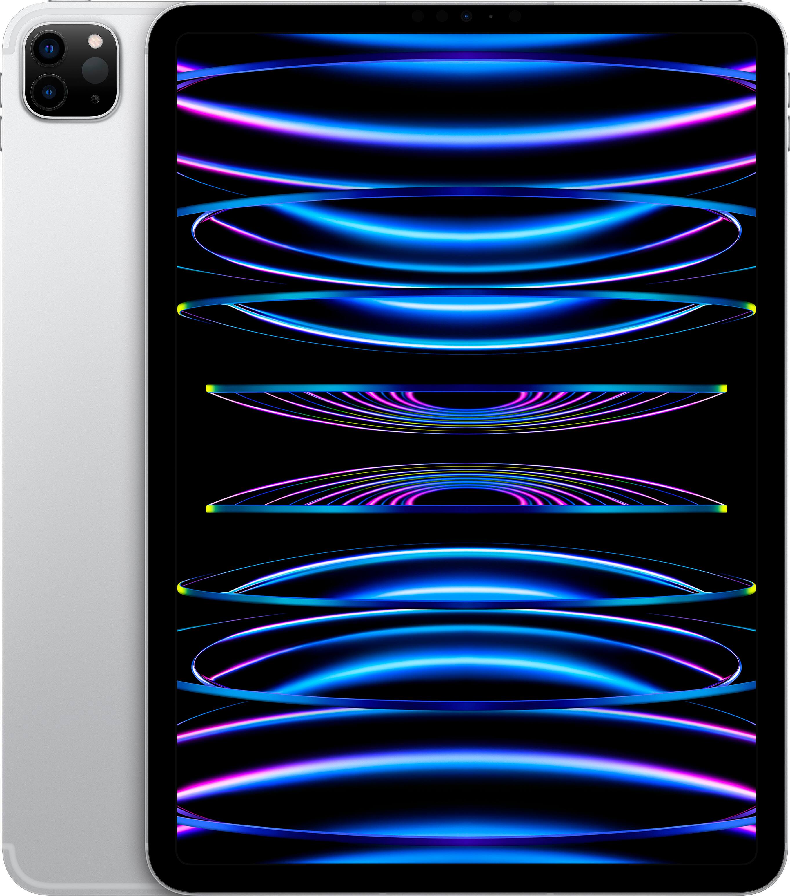 Front. Apple - Geek Squad Certified Refurbished 11-Inch iPad Pro (Latest Model) with Wi-Fi - 1TB - Silver.