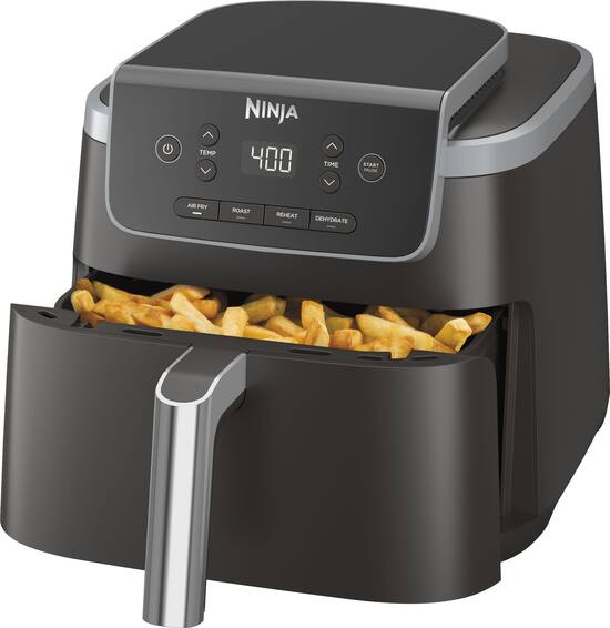 Ninja Air Fryer Pro 4 in 1 with 5 QT Capacity Gray AF141 Best Buy