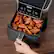 The Ninja imE 450 is a small appliance with an XL capacity. It features a 6.5-quart ceramic-coated, nonstick basket that can hold up to 5 pounds of French fries or 9 pounds of chicken wings.