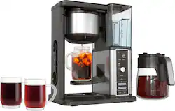 Ninja - Hot & Iced XL Coffee Maker with Rapid Cold Brew 12-cup Drip Coffee Maker & Single Serve Brewing - Black - Front_Zoom