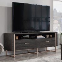 Sauder - Walter Heights TV Credenza for TV's up to 60" - Blade Walnut - Front_Zoom
