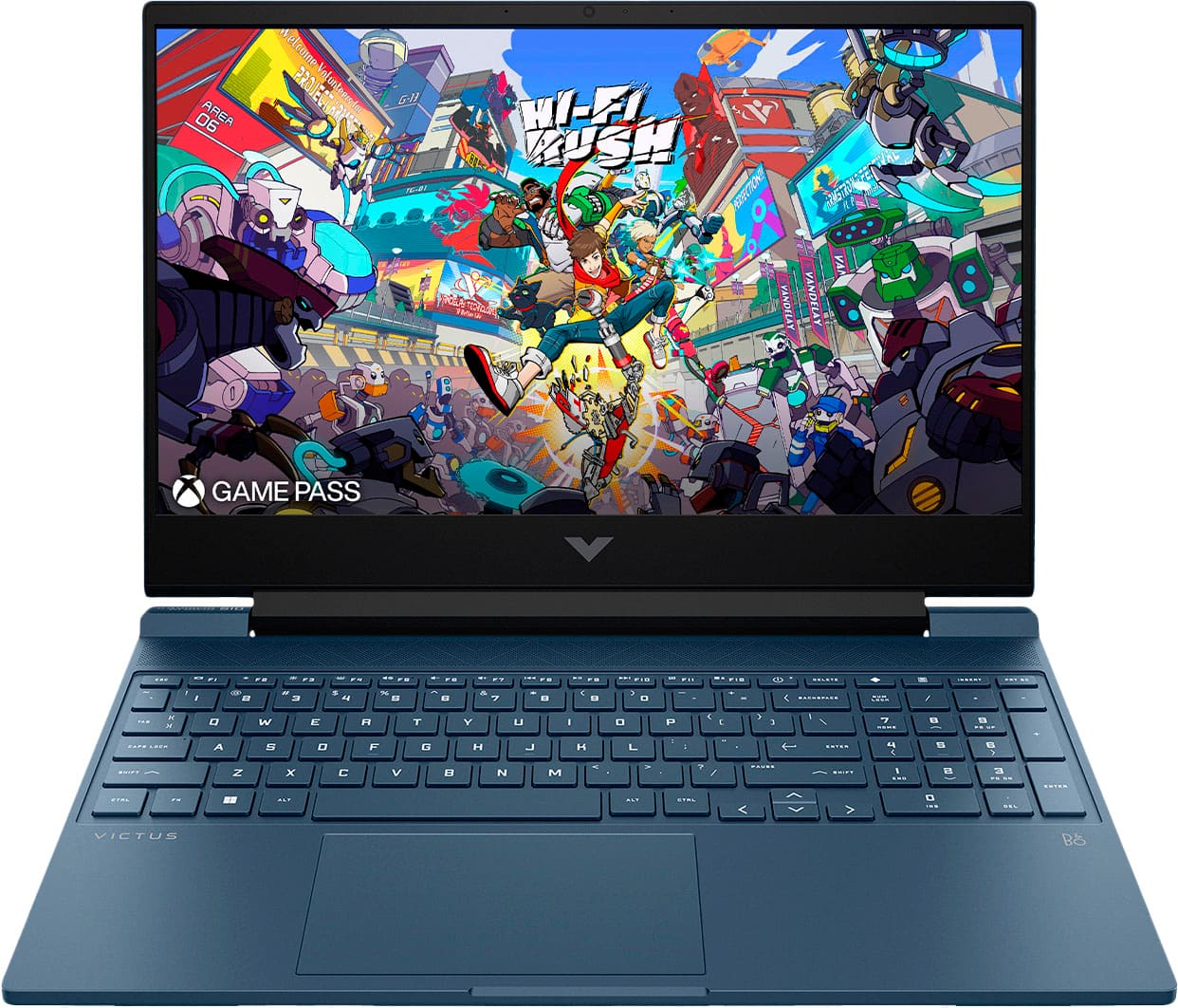 Alt View 13. HP - Victus 15.6" Full HD 144Hz Gaming Laptop - Intel Core i5 12450H 2022 - 8GB Memory - NVIDIA GeForce RTX 3050 - 512GB SSD - Performance Blue.