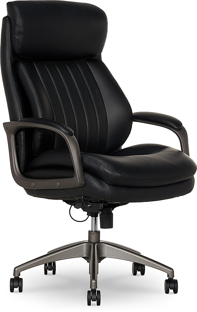 La Z Boy ComfortCore Ergonomic Executive Chair With Lumbar Support Black -  Office Depot