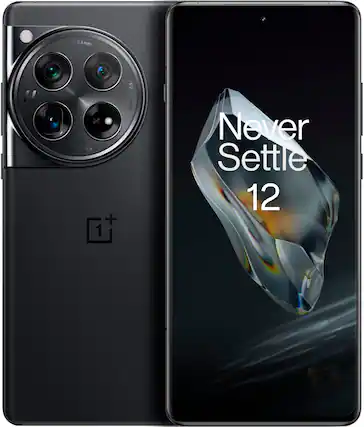 Front. OnePlus - 12 256GB (Unlocked) - Silky Black.