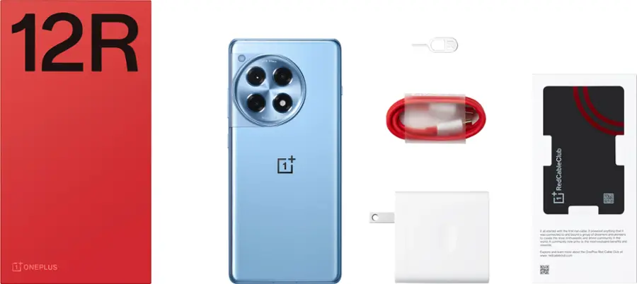 Alt View 14. OnePlus - 12R 256GB (Unlocked) - Cool Blue.