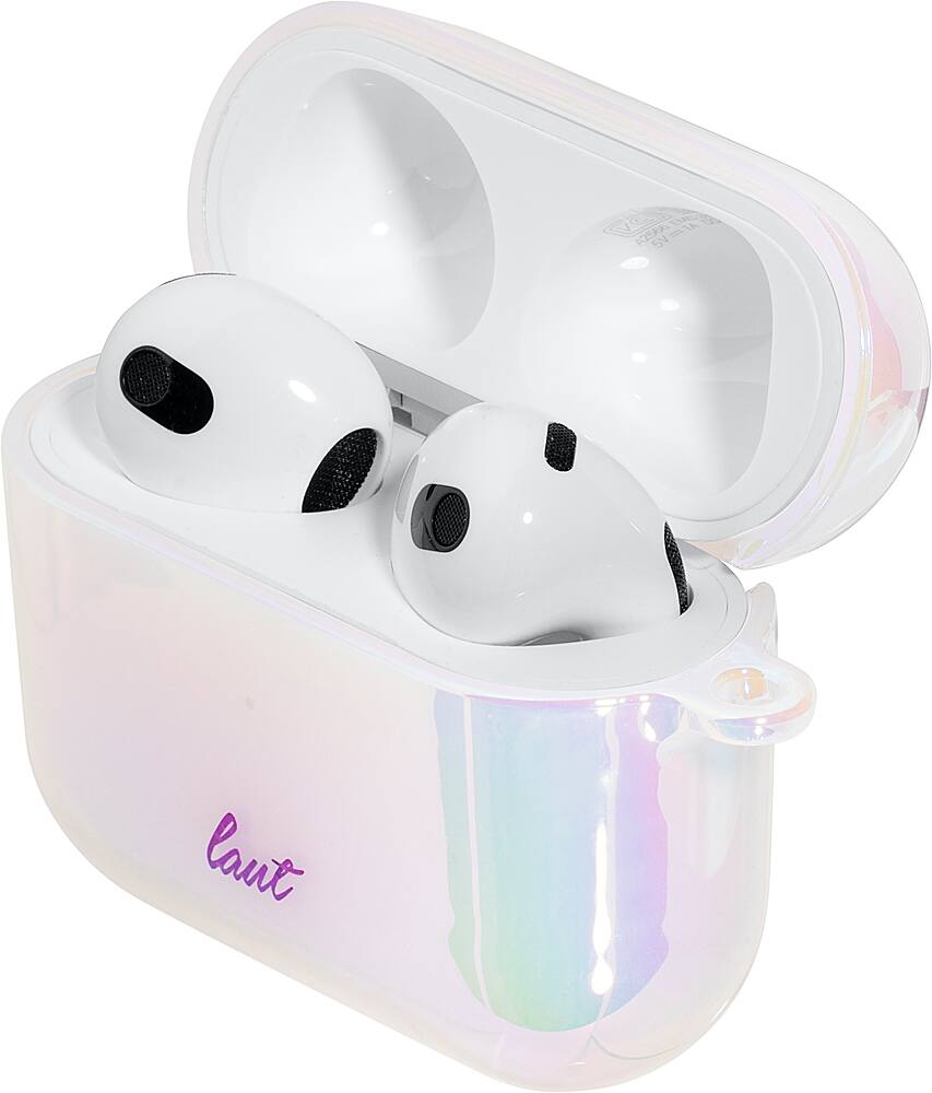 Alt View 13. LAUT - Holo Case for Apple AirPods 3 - Pearl.