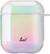 Angle. LAUT - Holo Case for Apple AirPods - Pearl.