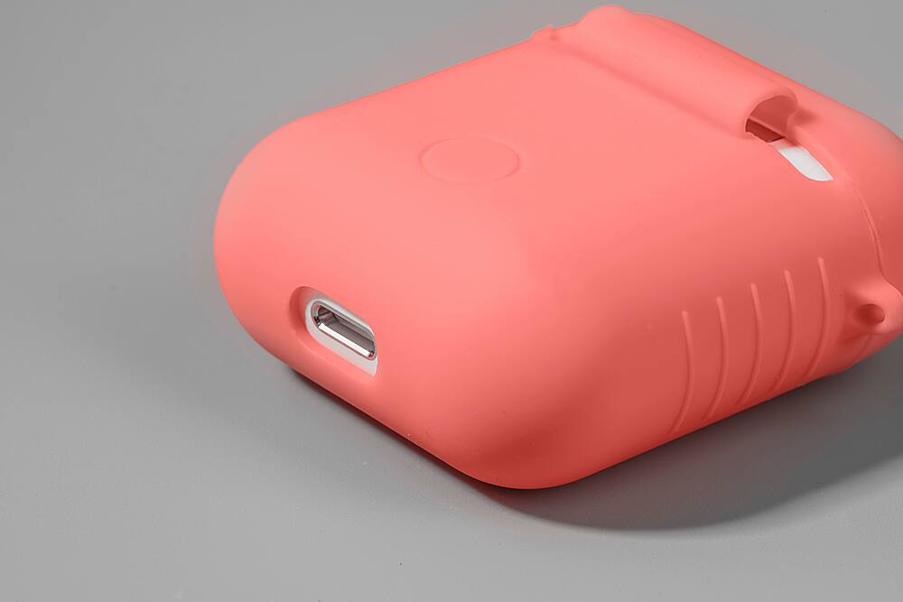 Alt View 11. LAUT - Pod Case for Apple AirPods (1st & 2nd Generation) - Coral.