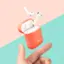 Alt View 12. LAUT - Pod Case for Apple AirPods (1st & 2nd Generation) - Coral.
