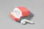 Left. LAUT - Pod Case for Apple AirPods (1st & 2nd Generation) - Coral.