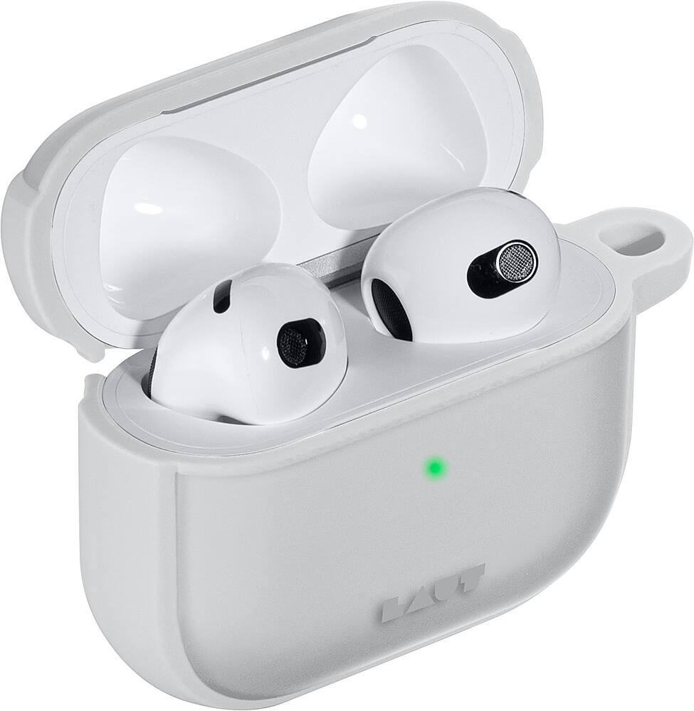 Alt View 13. LAUT - Huex Case for Apple AirPods 3 - Frost.