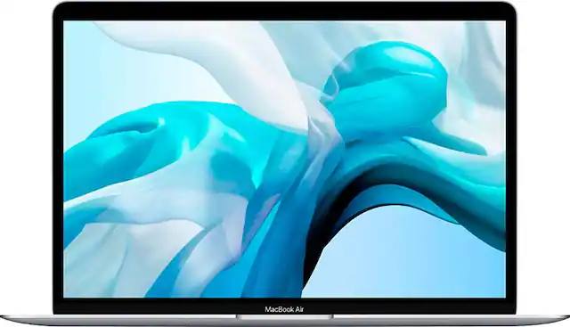 Front. Apple - Geek Squad Certified Refurbished Macbook Air With Retina True Tone Display - 13.3" - Core i5 - 8 GB RAM - 256 GB SSD - Silver.