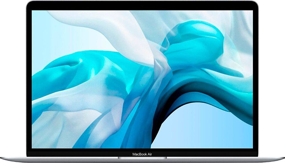 Front. Apple - Geek Squad Certified Refurbished Macbook Air With Retina True Tone Display - 13.3" - Core i5 - 8 GB RAM - 256 GB SSD - Silver.