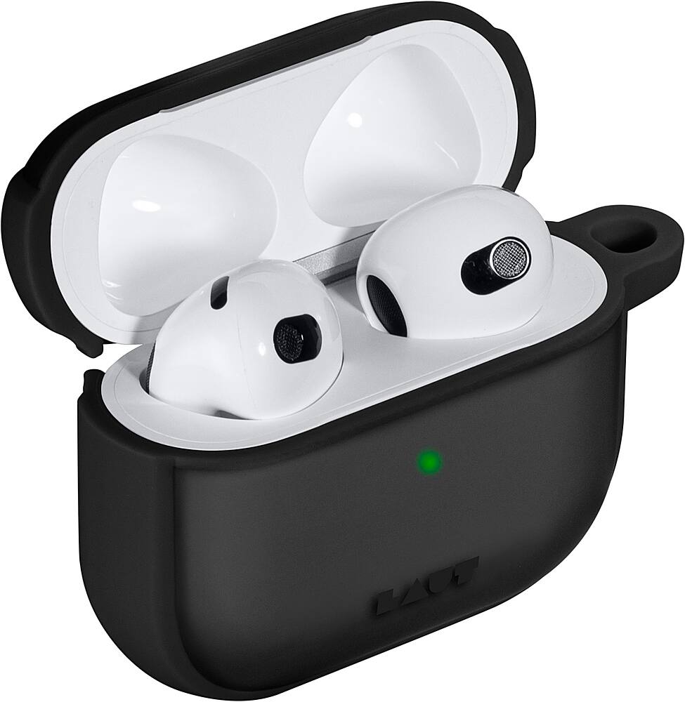 Alt View 13. LAUT - Huex Case for Apple AirPods 3 - Smoke.