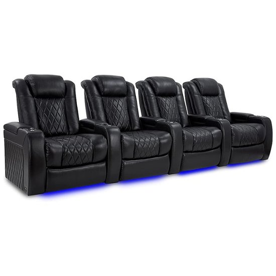 Valencia Theater Seating Valencia Tuscany XL Row of 4 premium top grain ...