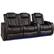 Angle. Valencia Theater Seating - Valencia Tuscany XL Row of 3 Loveseat Left premium top grain Nappa leather 11000 Home Theater Seating - Dark Chocolate.