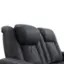 Alt View 11. Valencia Theater Seating - Valencia Tuscany Row of 4 Loveseat Left Premium Top Grain 11000 Nappa Leather Home Theater Seating - Charcoal Grey.