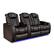 Angle. Valencia Theater Seating - Valencia Tuscany Row of 3 Loveseat Right Premium Top Grain 11000 Nappa Leather Home Theater Seating - Dark Chocolate.