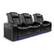 Angle. Valencia Theater Seating - Valencia Tuscany Row of 3 Loveseat Left Premium Top Grain 11000 Nappa Leather Home Theater Seating - Midnight Black.