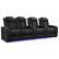 Angle. Valencia Theater Seating - Valencia Tuscany Luxury Row of 4 Loveseat Left Semi-Aniline Italian 20000 Nappa Leather Home Theater Seating - Onyx.