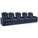 Angle. Valencia Theater Seating - Valencia Tuscany Row of 5 Premium Top Grain 11000 Nappa Leather Home Theater Seating - Navy Blue.