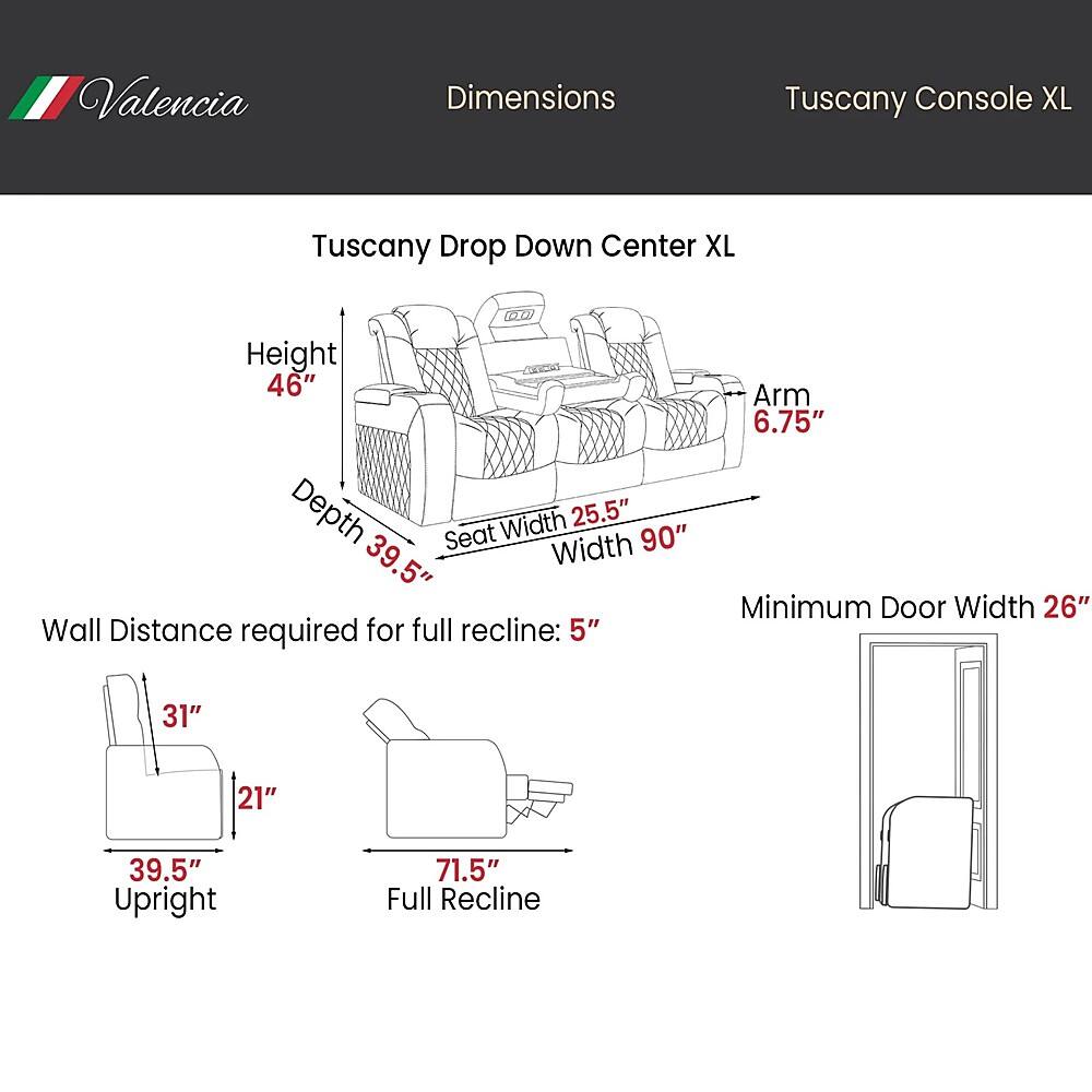 Valencia Theater Seating Valencia Tuscany XL Console Home Theater