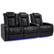 Angle. Valencia Theater Seating - Valencia Tuscany XL Row of 3 Loveseat Left premium top grain Nappa leather 11000 Home Theater Seating - Midnight Black.