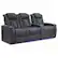 Angle. Valencia Theater Seating - Valencia Tuscany Row of 3 Loveseat Left Premium Top Grain 11000 Nappa Leather Home Theater Seating - Charcoal Grey.