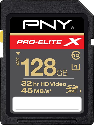  PNY - 128GB SDXC Class 10 Memory Card
