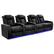 Angle. Valencia Theater Seating - Valencia Tuscany XL Luxury Edition Row of 4 Loveseat Right Semi-Aniline Italian Nappa Leather 20000 Home Theater Seating - Onyx.