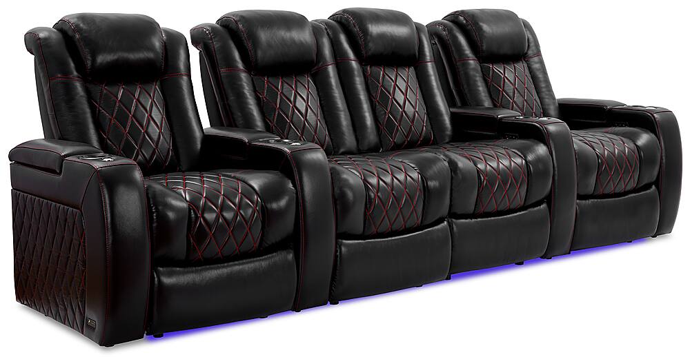 Best Buy: Valencia Theater Seating Valencia Tuscany Row of 4 Loveseat ...